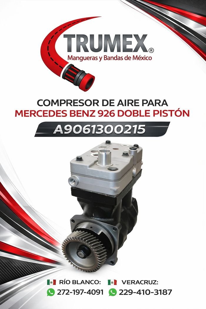 Compresor de aire Trumex, número de parte A9061300215
