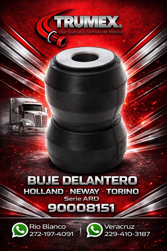 Buje delantero Trumex, número de parte 90008151