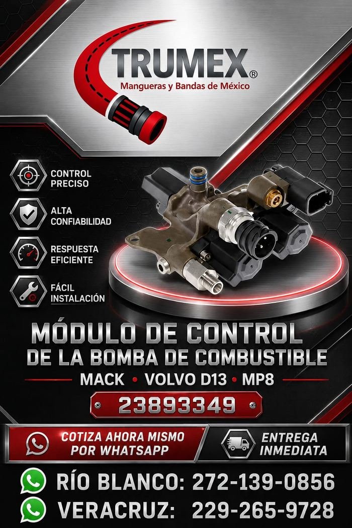 Módulo de control de la bomba de combustible Trumex, número de parte 23893349